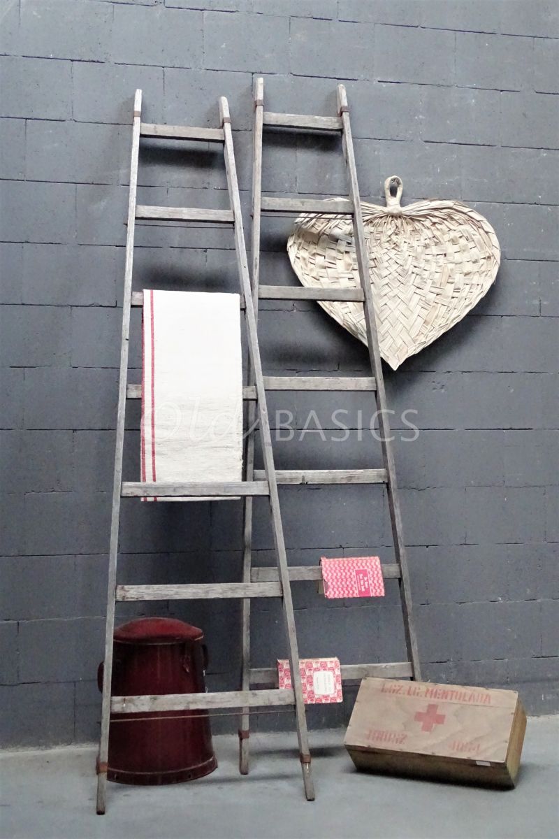 Houten ladder, naturel, materiaal hout